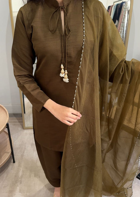Mahnoor - Khaki