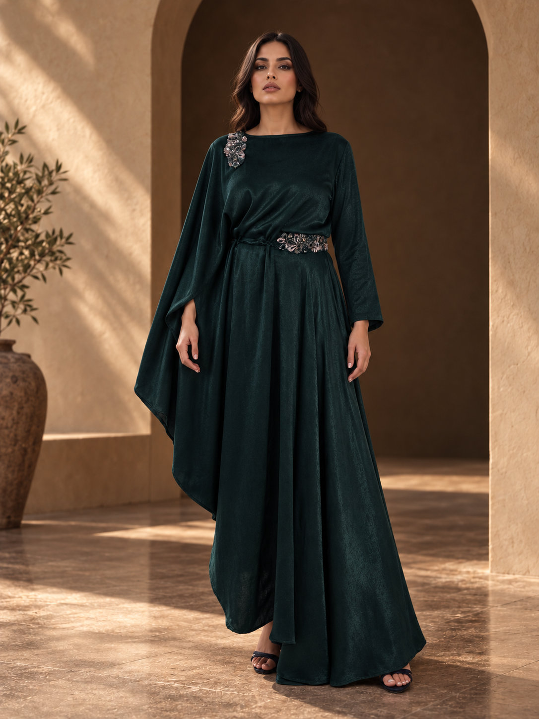 Arwa - Emerald — AI-styled editorial cover